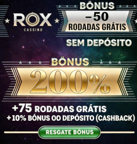 Imagem de Rox Cassino: 50 Rodadas Gr&aacute;tis no Cadastro para Voc&ecirc;!