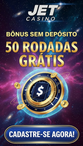Imagem de 50 Rodadas Gr&aacute;tis no JET Cassino ao se Cadastrar, Sem Dep&oacute;sito