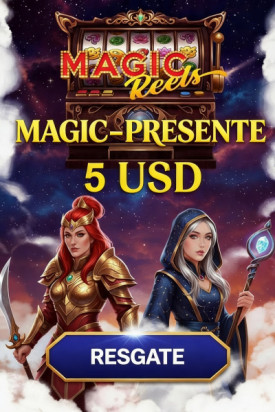 Imagem de Ganhe 5$ Gr&aacute;tis no Cadastro no Magic Reels Cassino