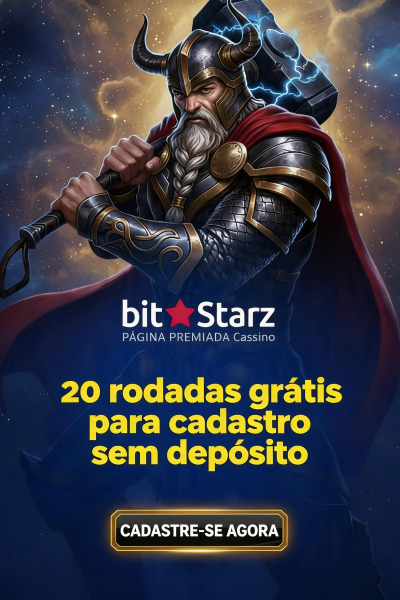 Imagem de 20 Rodadas Gr&aacute;tis no BitStarz: Ganhe s&oacute; por se cadastrar!