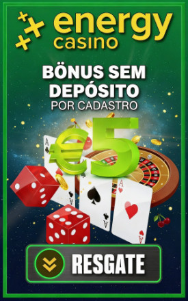 Imagem de B&ocirc;nus de 5&euro; sem dep&oacute;sito no Energy Cassino para voc&ecirc;