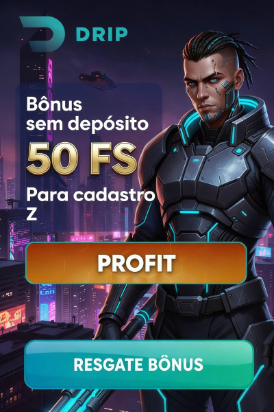 Imagem de 50 Rodadas Gr&aacute;tis Sem Dep&oacute;sito no Drip Casino