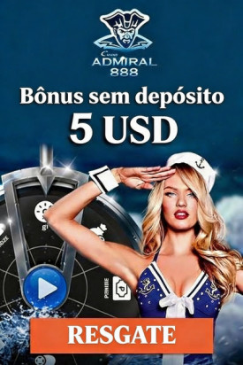 Imagem de B&ocirc;nus de R$ 5,00 sem dep&oacute;sito no Admiral 888 para novos jogadores