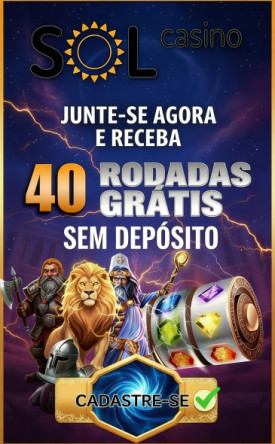 Imagem de 40 rodadas gr&aacute;tis no Sol Casino com b&ocirc;nus sem dep&oacute;sito