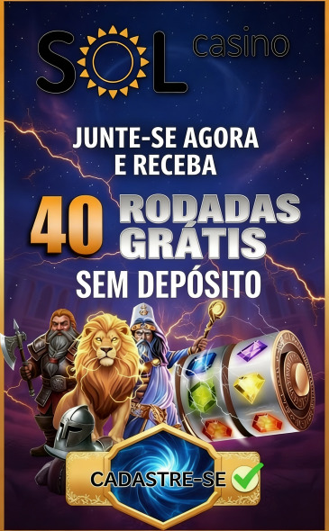 Imagem de 40 rodadas gr&aacute;tis no Sol Casino com b&ocirc;nus sem dep&oacute;sito