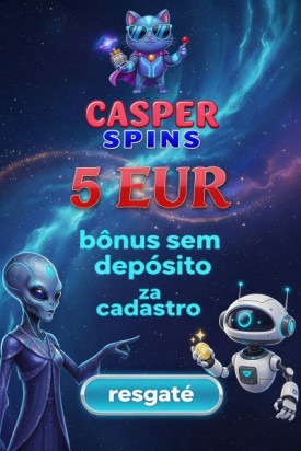 Imagem de 5&euro; Gr&aacute;tis no Casper Spins: B&ocirc;nus Sem Dep&oacute;sito S&oacute; Pelo Cadastro