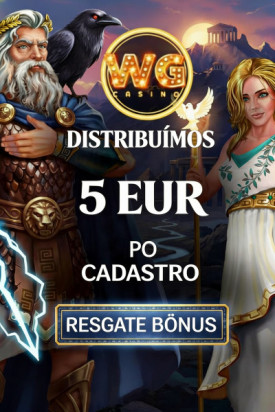 Imagem de WG Cassino: R$ 25,00 de b&ocirc;nus sem dep&oacute;sito no cadastro