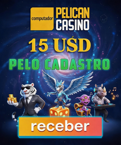 Imagem de Pelican Casino: R$ 15,00 de b&ocirc;nus sem dep&oacute;sito