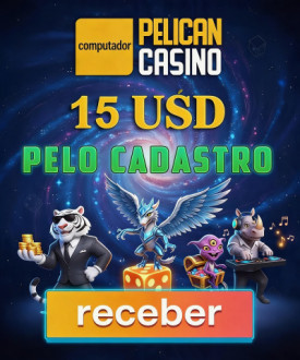 Imagem de Pelican Casino: R$ 15,00 de b&ocirc;nus sem dep&oacute;sito