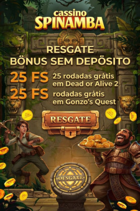 Imagem de 50 Rodadas Gr&aacute;tis sem Dep&oacute;sito no Cassino Spinamba