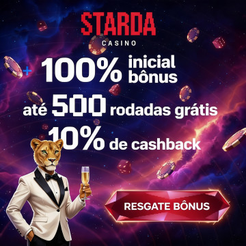 Imagem de Starda Cassino: at&eacute; 500 rodadas gr&aacute;tis no b&ocirc;nus de