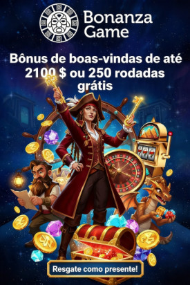 Imagem de Pacote de Boas-Vindas Bonanza Game: R$ 10.500,00 e 250 Rodadas Gr&aacute;tis