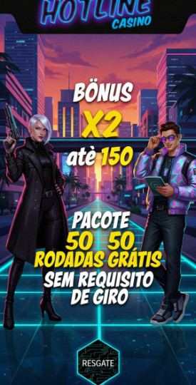 Imagem de 50 Rodadas Gr&aacute;tis e B&ocirc;nus de at&eacute; R$ 1.200,00 no Cassino Hotline