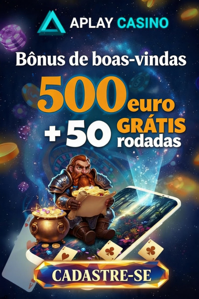 Imagem de B&ocirc;nus de Boas-Vindas APlay Casino: R$ 500,00 e 50 Rodadas Gr&aacute;tis