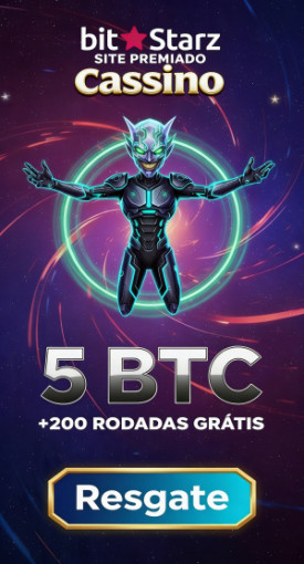 Imagem de Pacote de boas-vindas: at&eacute; 5 BTC e 200 rodadas gr&aacute;tis no BitStarz