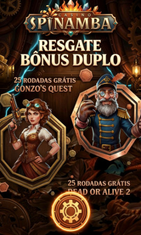 Imagem de 50 Rodadas Gr&aacute;tis Sem Dep&oacute;sito no Spinamba Cassino