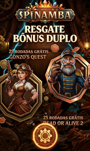 Imagem de 50 Rodadas Gr&aacute;tis Sem Dep&oacute;sito no Spinamba Cassino